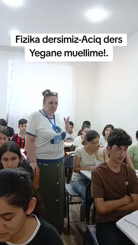 muellim savadli olarsa sinifde bos yer tapilmaz!