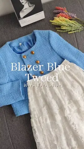 Blue Edition🩵 Visit our store‼️ Punkha Fashion (fashionandcinta) - Jl. Paus raya no. 7B, Rawamangun, Kota Jakarta Timur, DKI Jakarta #fyppppppppppppppppppppppp #blazerimport #blazertweed #styleinspiration #fypage 