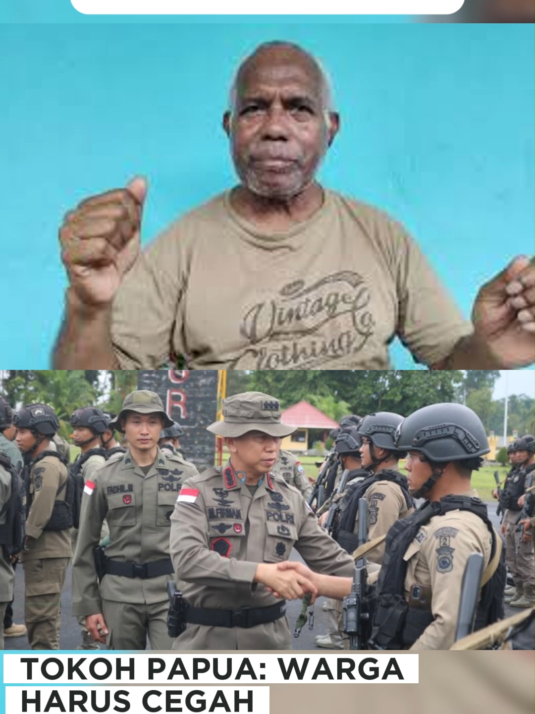 tokoh papua: jangan terpropaganda kkb, dukung odc #TokohPapuaDukungSatgasODC #berita #news