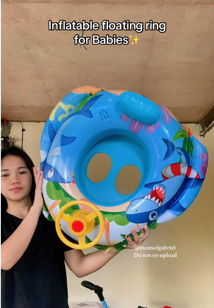 Inflatable floating ring for Babies✨ #inflatable #babyfloater #salbabida #salbabidaforkids 