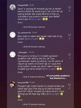 stres, yang komen kyk gitu orang stres. kaget banget liat komen di ignya valery, mana salah lapak lagi. rezeki orang udah di atur dari atas, keliatan banget gamonnya. pls deh, gue ga anggap cp moqeel itu toxic, tapi klo udah kyk gini, gimana? klo emng like harry lebih banyak, harusnya fans lu juga gacorin likenya buat idola lu. kalah like kenapa nyalahin harry? 🥹 #harryvaughan #aryamohan #harqeel  #valery  #asmaragenz 