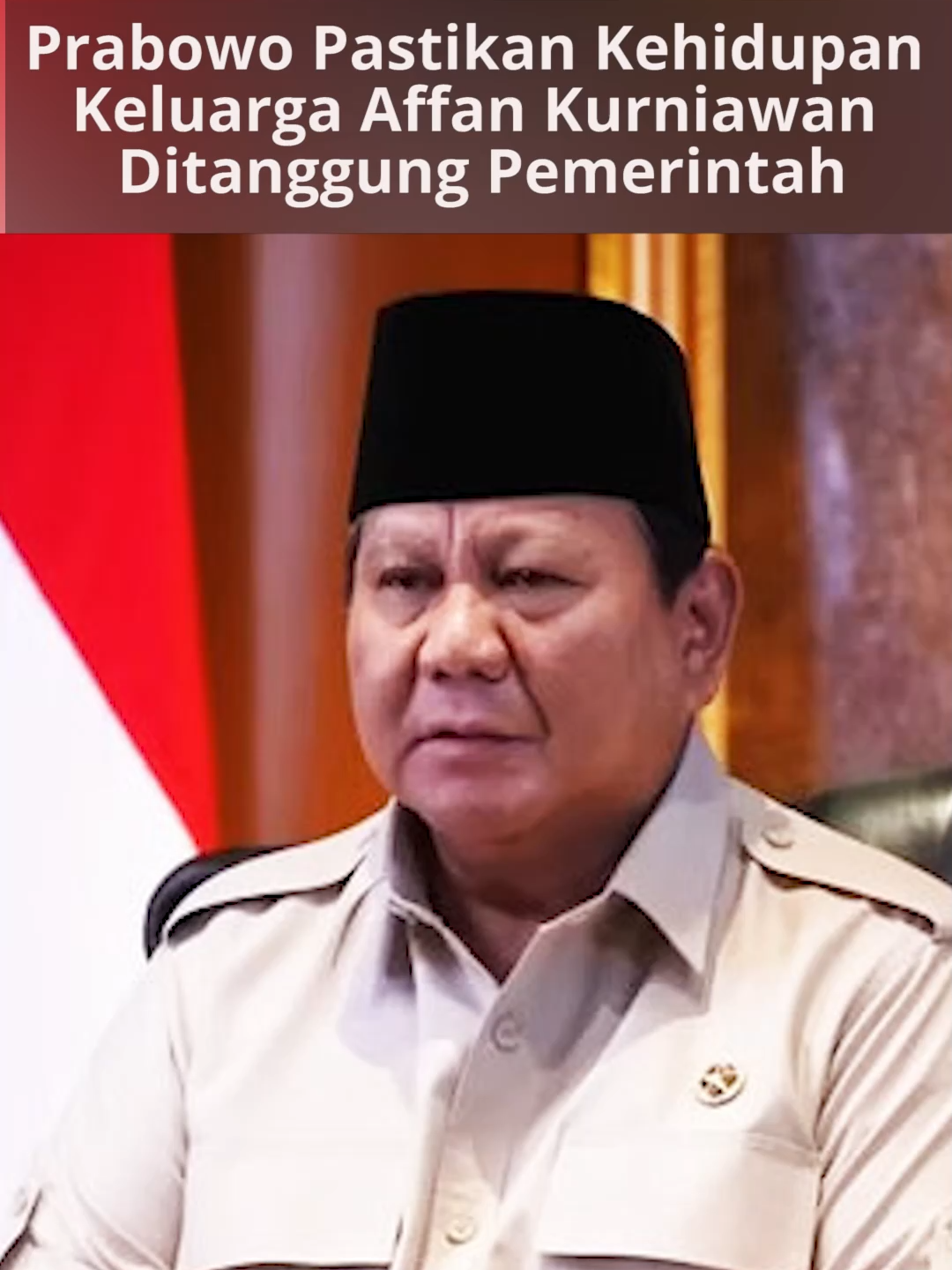 Prabowo Pastikan Kehidupan Keluarga Affan Kurniawan Ditanggung Pemerintah “Saya sangat prihatin dan sangat sedih terjadi peristiwa ini. Pemerintah akan menjamin kehidupan keluarganya, serta memberikan perhatian khusus kepada baik orang tuanya, adik-adik, dan kakak-kakaknya,” ujar Prabowo, dalam keterangan video, Jumat, 29 Agustus 2025. #DriverOjol #AffanKurniawan #Barracuda #Brimob  #DemoDPR #RantisBrimob 3PresidenPrabowo #Prabowo