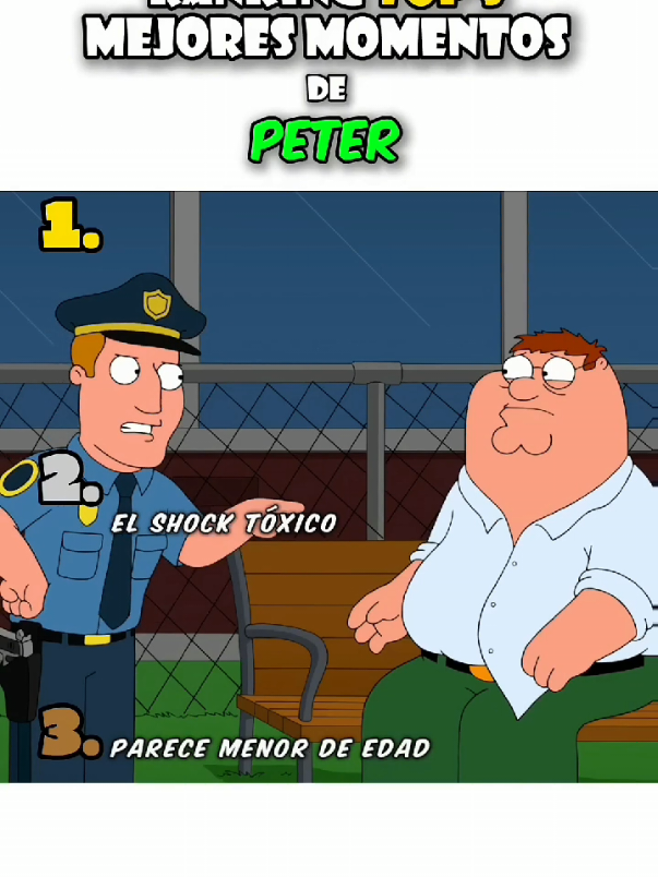 Ranking Top 3 Mejores Momentos en Padre de Familia Pt. 131 #familyguy 