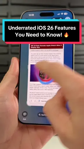 Here are some less known iOS 26 features you should know about! Can’t wait for the final release in a couple of weeks! 🙌 #iphone #apple #techtok #LearnOnTikTok #ios26 