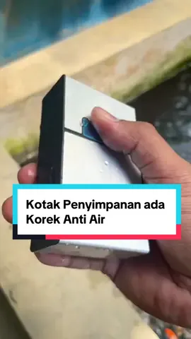Kotak penyimpanan muat 20btg dan sudah ada korek elektriknya, tahan air bisa untuk outdoor #kotak #outdoor #adventure #korekelektrik #CuanTanpaBatas 