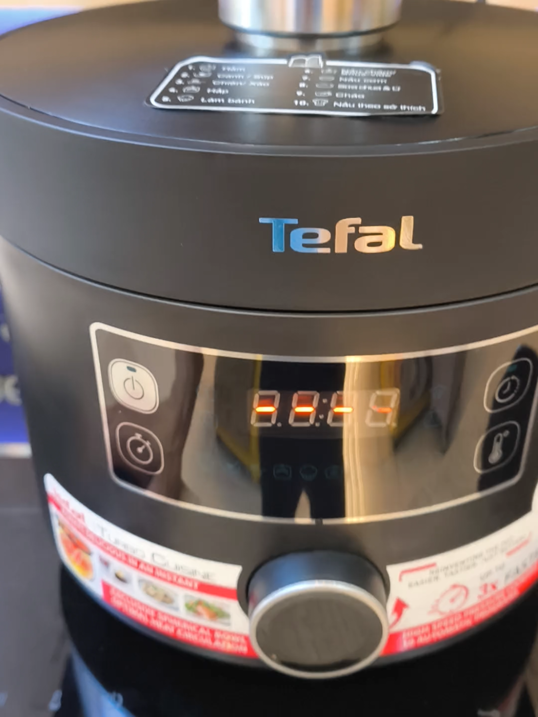 Nồi áp suất cao cấp Tefal 4.8 Lít. Nấu nhanh,an toàn. Bảo hành 2 năm. #xuhuong #dobep #tefal #diengiadung #noiapsuat 