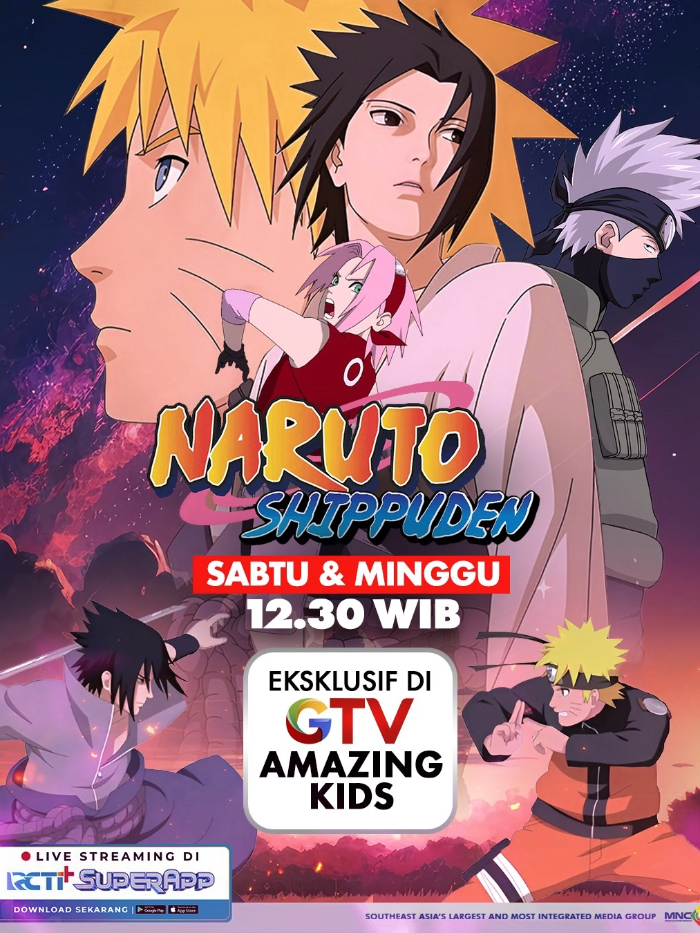 Siap nemenin kamu makan siang!! Dattebayo!! Jangan lupa saksikan Naruto Shippuden, setiap sabtu & minggu pukul 12.30 WIB hanya di GTV~ #naruto #narutogtv #narutoshippuden #anime #animegtv