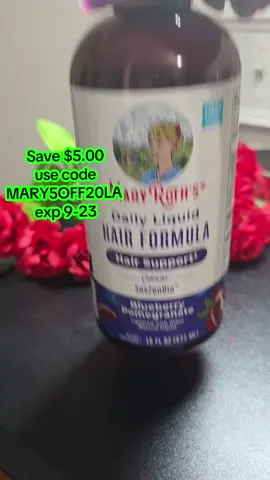 Transform your hair from the inside out! MaryRuth’s Daily Liquid Hair Formula supports strong, healthy growth with a delicious Blueberry Pomegranate flavor . Take your hair care to the next level with clean ingredients your body will love.  Use my code MARY5OFF20LA to SAVE $5 on your $20 purchase today MaryRuth’s Hair Formula, liquid hair vitamins, blueberry pomegranate hair supplement, healthy hair growth, hair support formula. #MaryRuthsOrganics #HealthyHairTips #LiquidVitamins #HairCareRoutine #thickerstrongerhair 