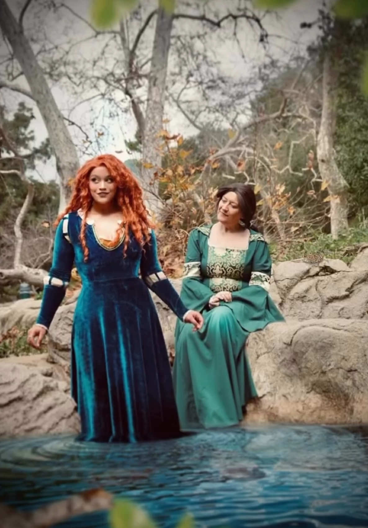 My mum and I cosplaying BRAVE ❤️ #brave #disney #cosplay 