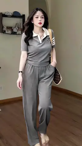 SÉT BỘ NỮ SUÔNG 2 MÀU CÔ TRỤ FROM THOẢI MÁI THUN TĂM LẠNH THÊU NỔI BIGSIZE CO TÚI Women Áo Top Đen #sanphamxuhuong #xuhuong #xuhuongtiktok #thinhhanhtiktok #thoitrangnu       