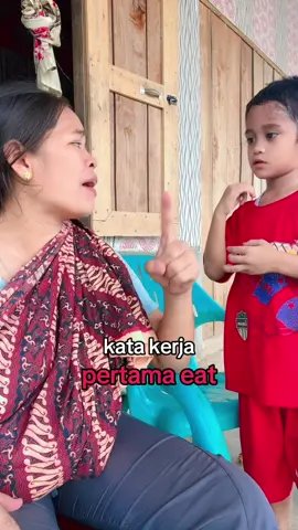 anak 6 tahun belajar kata kerja #theotamba #belajarasik  #fyp  #bahasainggrispemula 