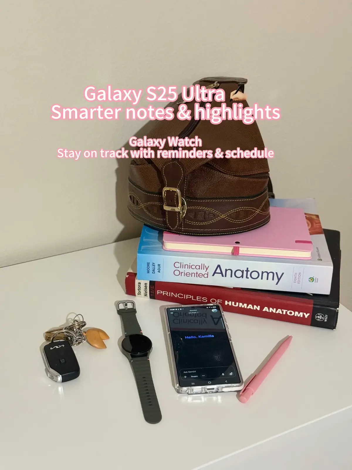 Back-to-school season 📓📚✏️✨ My must-haves = Galaxy S25 Ultra + Galaxy Watch Smarter notes, perfect schedule, and endless creativity. 🔗 http://smsng.us/TTTGS @SamsungUS  #SamsungPartner #GalaxyWatch7 #galaxys25edge #201 #backtoschool 