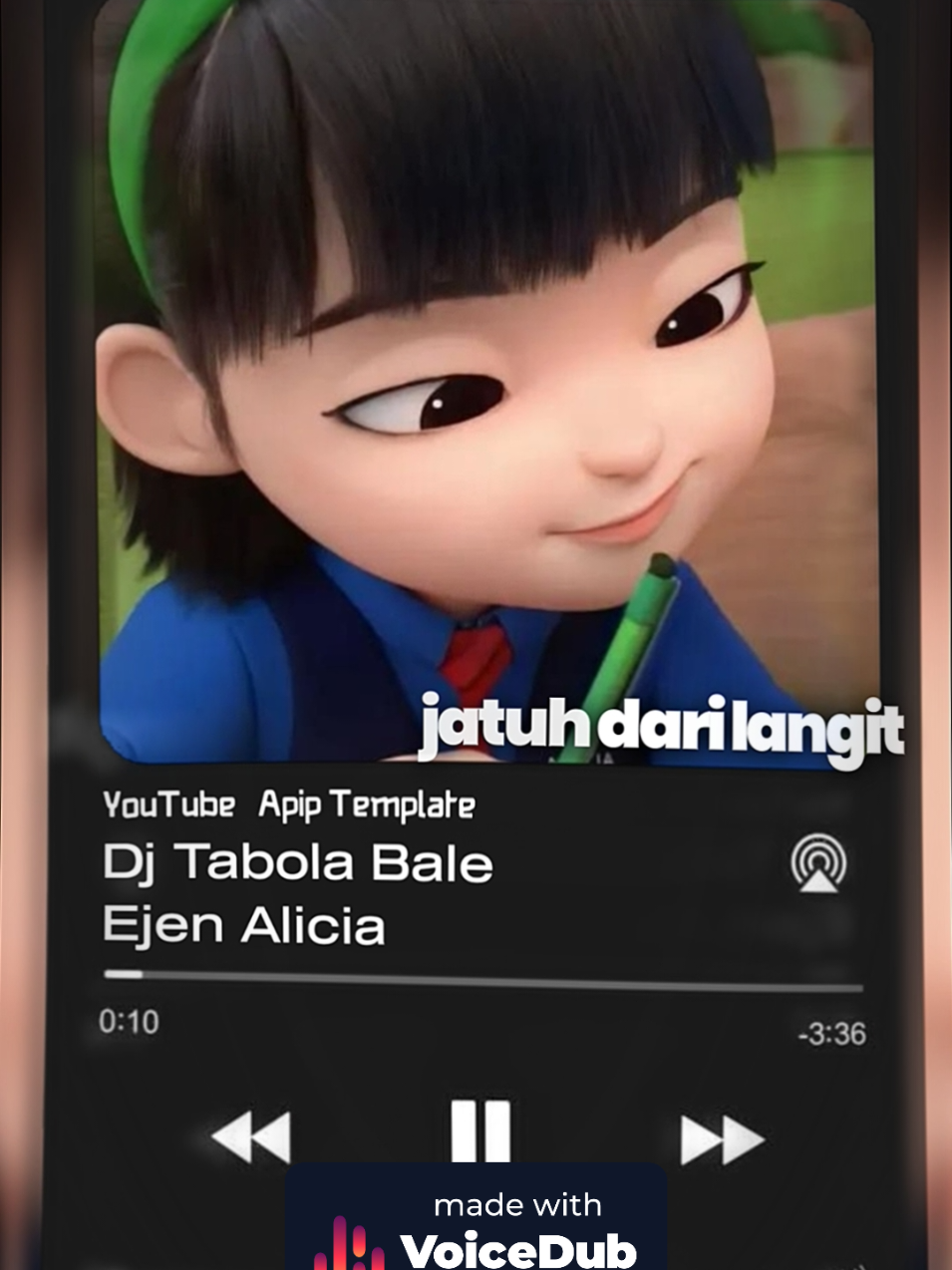 dj tabola bale versi ejen alicia #djtabolabale #voicedub #ejenalicia #tabolabale #alicia 
