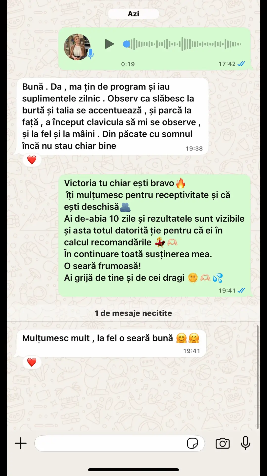 Când urmezi pașii potriviți și îți respecți programul, rezultatele apar mai repede decât te aștepți 💛  În doar 10 zile, talia se conturează și energia crește 🔥 Totul cu pași sănătoși, consecvență și susținere.  🌿 Ai grijă de tine, corpul îți va mulțumi! #energiepozitiva #transformarefrumoasa #staredebinesanatate #obiceiurisănătoase #zi_de_zi #grijăpentrumine