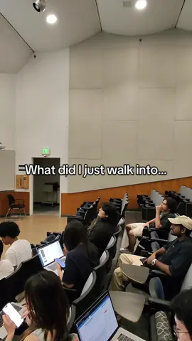 “Im locking in this semester”  also bro:  #collegelife #college #school #lecture 