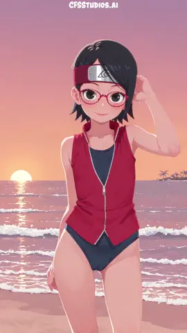 Boruto Sarada Uchiha Dance DC: @ava.cherrry #SaradaUchiha #Boruto #Anime #Animation #Cartoon #Dance #CFSStudios