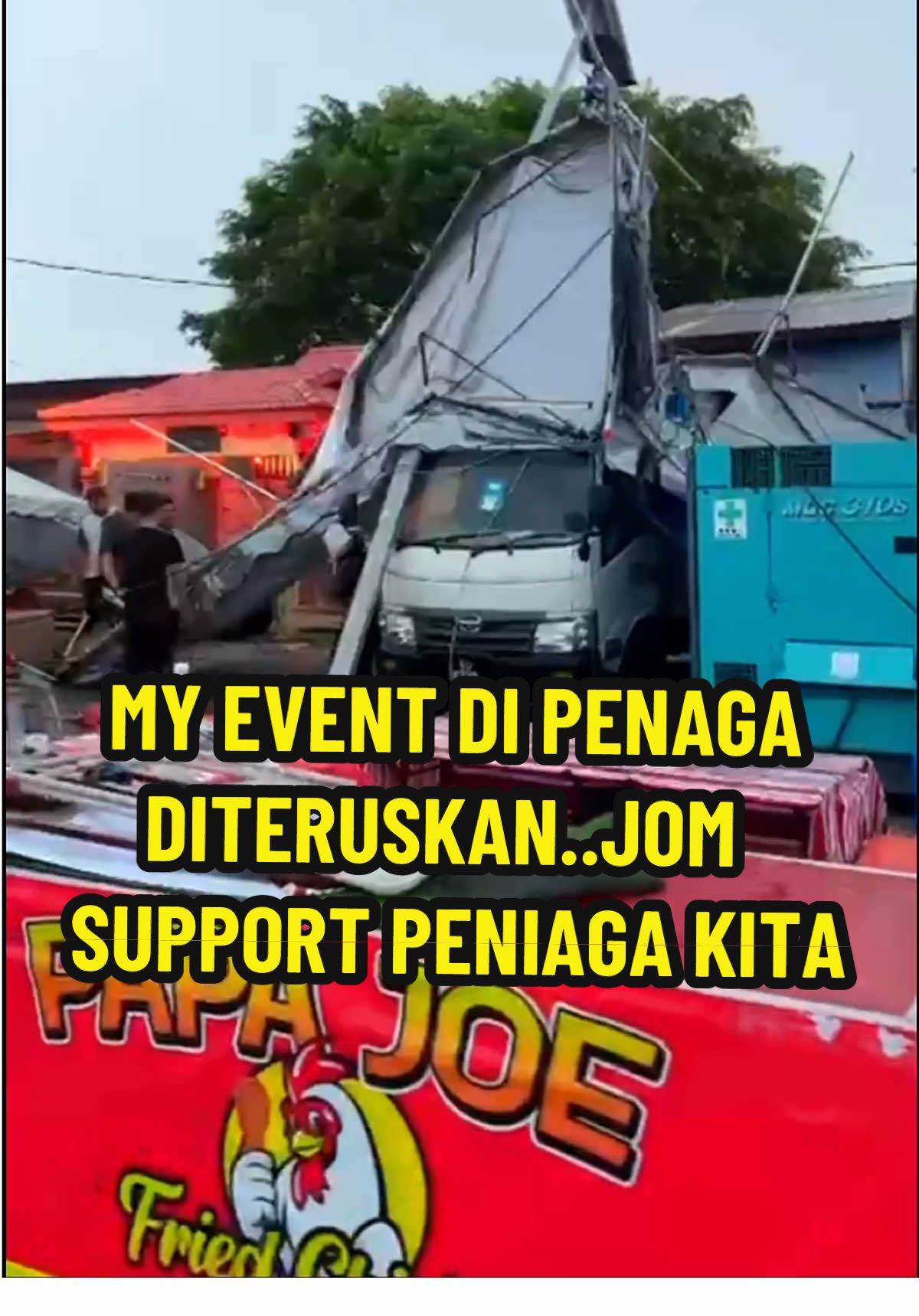 SELEPAS DITIMPA BENCANA ALAM, MY EVENT AKAN DITERUSKAN SEHINGGA 1 SEPTEMBER BAGI MEMBANTU PENIAGA YANG TERJEJAS MENJANA PENDAPATAN KEMBALI. JADI WARGA PENAGA DAN BERDEKATAN JOM KITA SUPPORT @MY EVENT  DI PERSISIR PANTAI KUALA MUDA PENAGA. #myevent #penaga #Foodie #support #fyp 