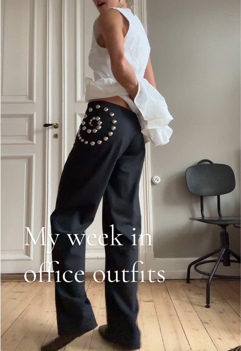 My week in office outfits for some inspo - getting dressed actually is a highlight for me #officeoutfitinspo #whatiworetoday #whatiworetowork #weeklyoutfits #creatorsearchinsights 