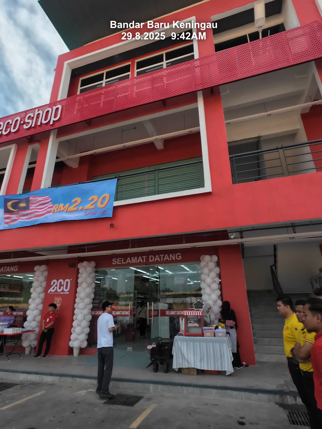 KENINGAU 29/8/2025 - Eco Shop Pertama 🔥 Mulai Beroperasi Di Bandar Baru - 4K Walk Sabah