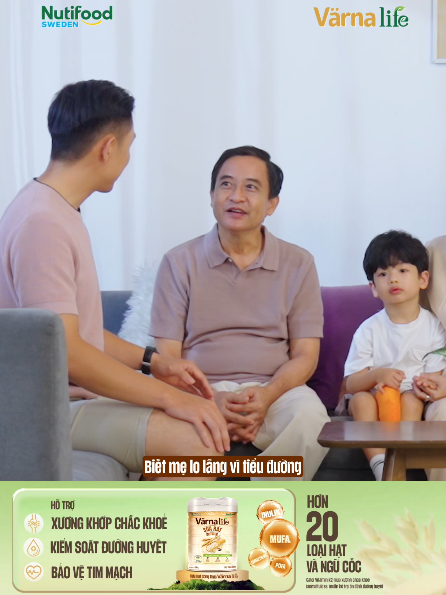 🍀 SỮA HẠT CÔNG THỨC VÄRNA LIFE - HỖ TRỢ ỔN ĐƯỜNG HUYẾT CHO NGƯỜI THÂN LỚN TUỔI 🍀 Nếu ba mẹ, người thân lớn tuổi của bạn đang gặp vấn đề về đường huyết, có mong muốn ốn định kiểm soát đường huyết để hỗ trợ cải thiện chất lượng cuộc sống hơn, sản phẩm Sữa hạt công thức Värna Life lactose free hoàn toàn đạm thực vật uy tín từ Nutifood Thụy Điển là sự lựa chọn phù hợp đáng cân nhắc, với: 🤎Hơn 20 loại hạt và ngũ cốc cân bằng dinh dưỡng cung cấp hoàn toàn đạm thực vật. Đặc biệt, có gạo lứt, hạt kê, diêm mạch, hạt mè tốt cho người tiểu đường 🤎Isomaltulose, Inulin và hàm lượng xơ cao từ hơn 20 loại hạt và ngũ cốc hỗ trợ kiểm soát, ổn định đường huyết 🤎Ngoài ra còn bổ sung Calci, Vitamin K2 giúp xương khớp chắc khỏe & MUFA & PUFA hỗ trợ giảm cholesterol xấu, tốt cho tim mạch 🤎Không chứa Lactose không lo chộn rộn bụng 🤎Bổ sung Acid Folic, Sắt, Kẽm thường thiếu hụt ở người ăn chay - phù hợp cho ba mẹ, người thân lớn tuổi nào theo đuối chế độ ăn chay 👉🏻Click ngay vào giỏ hàng để chủ động chăm sóc sức khỏe đường huyết cho ba mẹ, người thân lớn tuổi của bạn ngay! #VarnaLife #Suahatcongthuc #Congthuckhoetuoitunhien#congthuckhoetuoitunhien