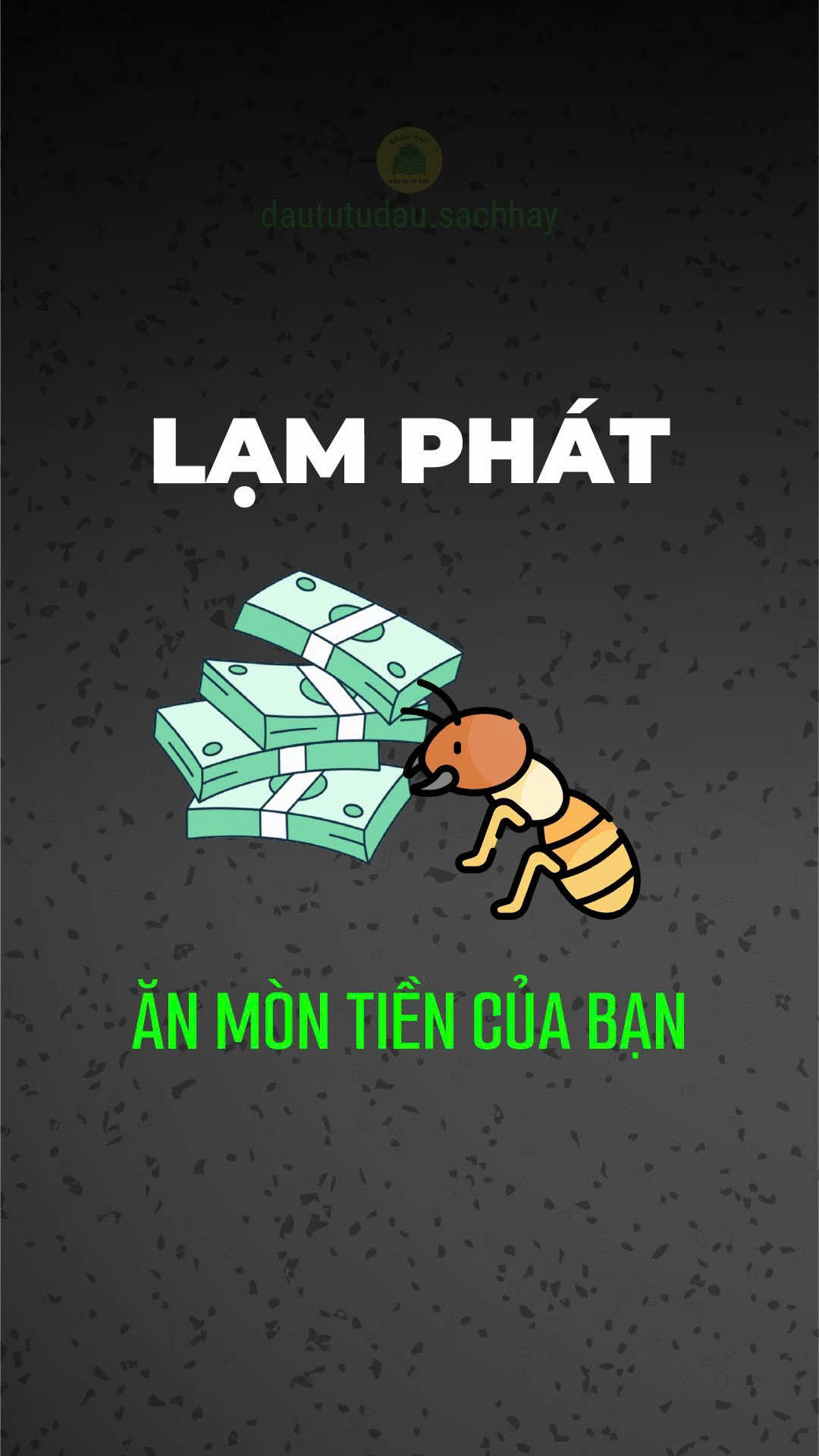 Chủ đề: Lạm phát đang bào mòn tiền cất giữ của bạn. Giải pháp là lấy tiền đi đầu tư. Và đầu tư bản thân là điều cốt lõi nhất. #daututudausachhay #kienthuckinhdoanh #kienthuccuocsong #lamphat #baomontienbac 