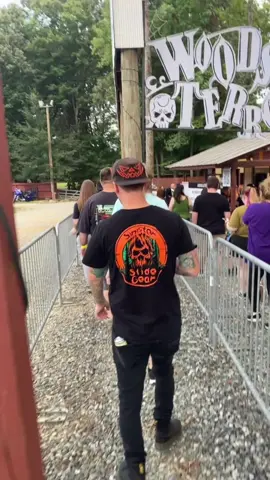 This was the best trip I made in a long time! Thank you to my new favorite soul and babe @Slider_Split for inviting me to @Woods of Terror I can’t wait for more adventures with him. #woodsofterror #northcarolina #haunts #hauntslider #scareactors 