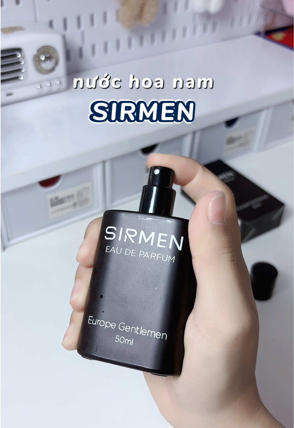 Thơm lâu – nam tính – đáng thử, các anh trai có một em nha! 🙈💓😍  #nuochoanam #sirmen #nuochoanamcaocap  #review #thuhut 