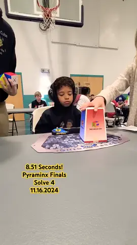 8.51 Seconds! AC ' - Pyraminx Finals,S4 #cube #cuber #rubik #cuberx5 #rubiks 