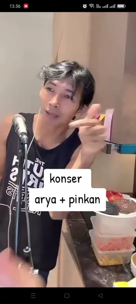 konser suami istri yg lagi viral 😂 #fypシ゚ #arya #pinkanmambo #live #konser 