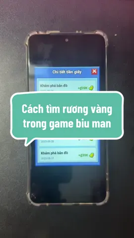Biu man cách tìm rương vàng trong game #biuman #kiemtienonline #xuhuong #choigamekiemtien #fpyシ 