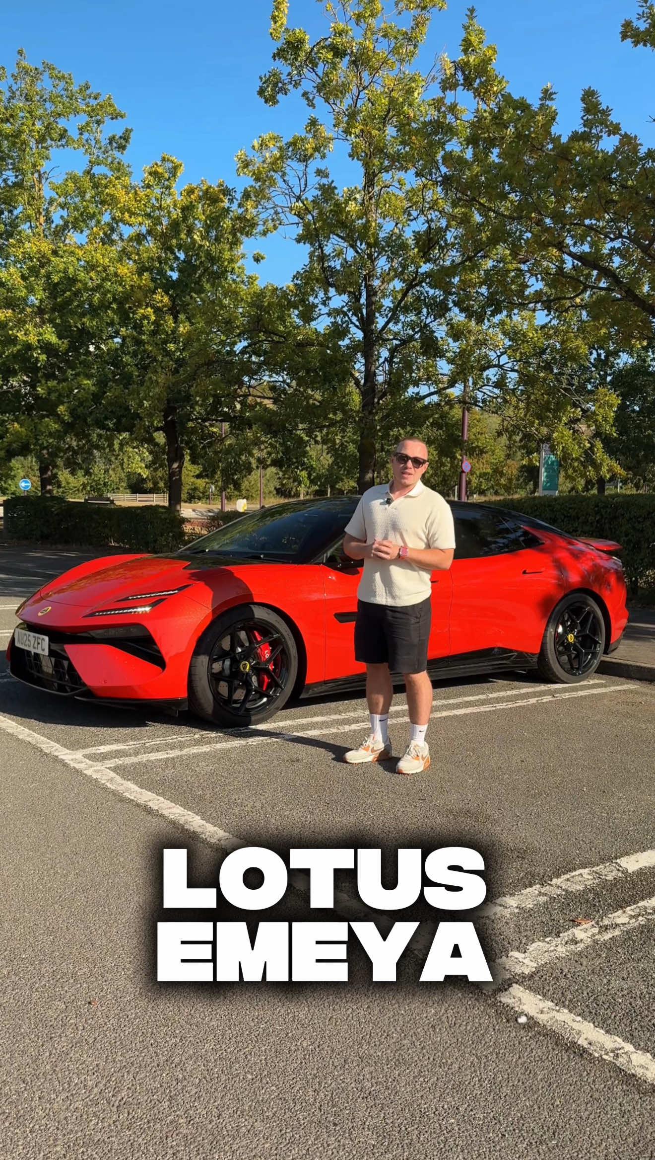 This is the Lotus Emeya 🚀  An EV with 600HP and just about all tech you can throw into a car.  Inside is a like a command centre with multiples screens and a huge 15” OLED touchscreen to control everything!  It’s the first time I’ve positioned the fan vents via a touch screen lol!  21” Alloys with the Fireglow orange paint has ensured heads are turned everywhere we go 😎  The car drives an absolute dream and I really have enjoyed my time getting to know the Emeya.  Let me know what you think of this rocket! 