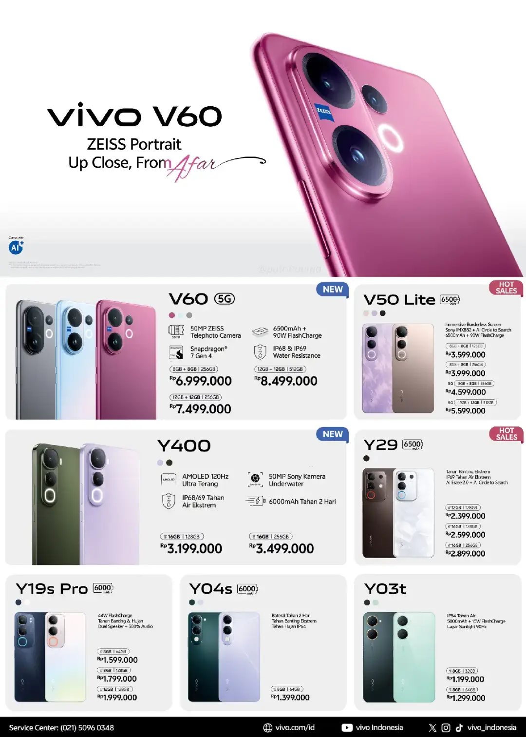Update Harga terbaru Vivo Akhir Bulan Agustus 2025 #v60 #vivo #vivoy400 #vivoy29 #vivoy04s  auliaphone awayan