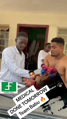 Medical Done, Team Babu tomorrow all roads to lugogo#viralvideotiktok #viral_video #coaching #iba #boxing #AfricanSports @COACH STEPHAN CHAMP @AlienSkin ug 