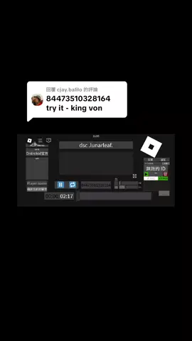 回覆 @cjay.balilo  部分 107｜dsc.lunarleaf ID 84473510328164 #roblox #robloxmusic #soundeffectsplayer  #fypツ #xyzcba 