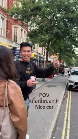 Pov:  เมื่อเฮียบอกว่า nice car @Beerbaiyoke  @beebaiyoke  #uk #vibes #car #thailand #london 