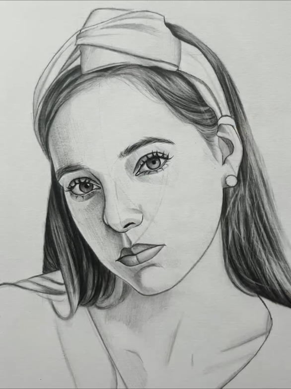 How To Draw a Face Tutorial ✏️  . . . #drawingchallenge #artistsoftiktok #drawingforbeginners #howtodraw #drawings 