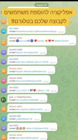 מערכת מפלצתי להוספת משתמשים לקבוצה לטלגרם. רוצים גם? הגיבו כאן. #טלגרם #אליאקספרס #עליאקספרס #שיווק #לקוחות 
