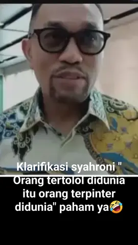 berarti kalo gitu sahroni itu orang ter toLoL sedunia donk 😄😄😄