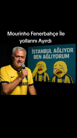 Mourinho Fenerbahçe İle Yollarını ayırdı #mourinho Fenerbahçe'den Ayrıldı #fenerbahçe #istanbul #yapayzeka #veo3 #fenerağlama 