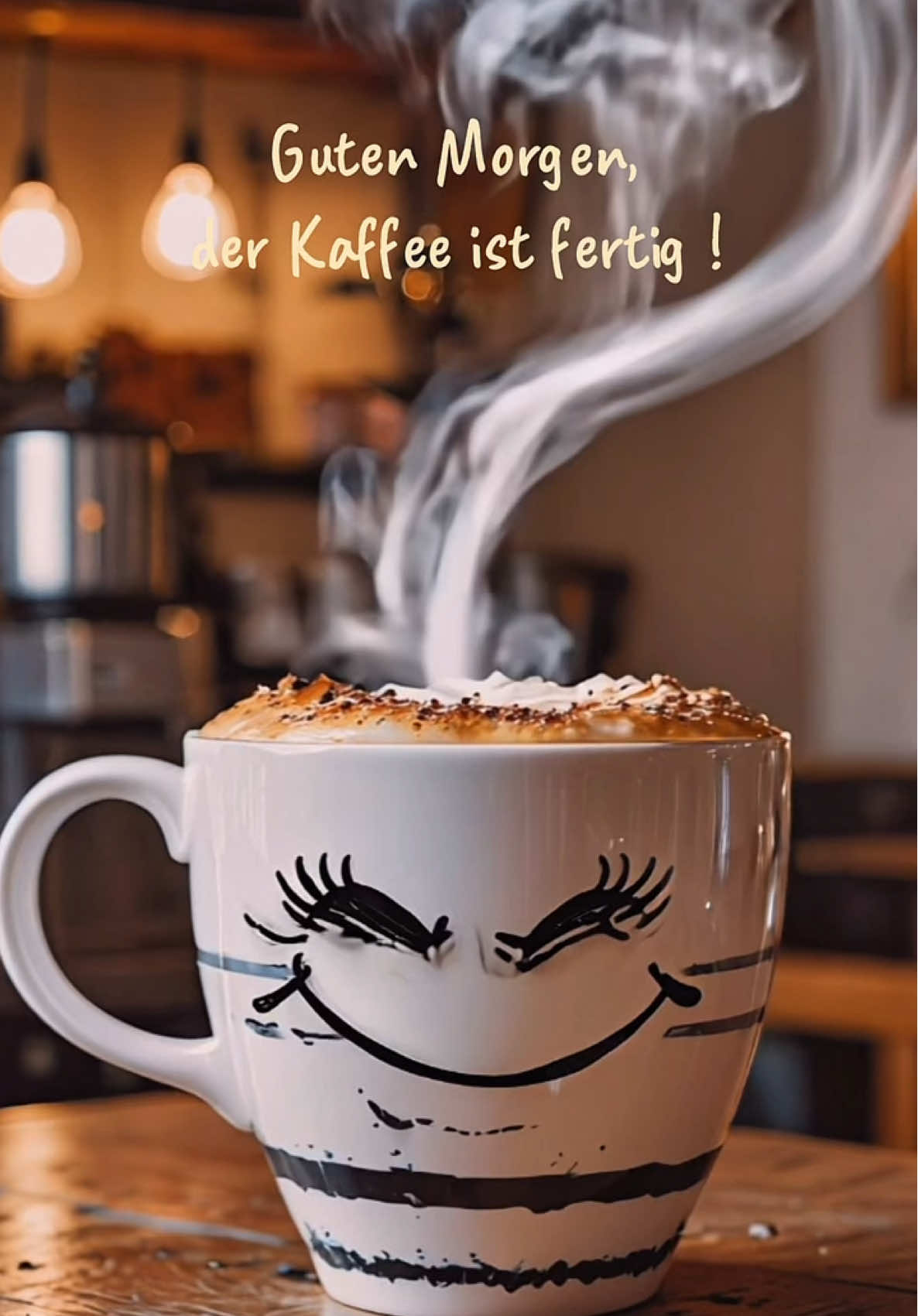 ☕️✨Wach werden🥱... Guten Morgen, dein Kaffee ist fertig!😊 #Motivation#GutenMorgen #KaffeeTanz #Fyp#MorningVibes Tonmaterial lizenziert aus der Epidemic Sound Bibliothek