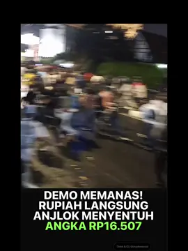 Rupiah hari ini anjlok hingga menyentuh angka Rp16.507  SUMBER:cryptowave #cryptowave #demo #indonesia🇮🇩 #viraltiktok #4u 