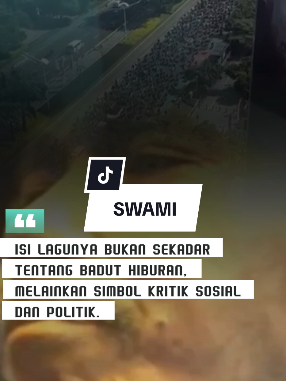 Lagu Badut Swami, Sindiran untuk Orde Baru Lagu badut dinyanyikan oleh grup musik Swami (grup yang beranggotakan Iwan Fals, Sawung Jabo, dan kawan-kawan) lahir pada era 1980-an, di tengah situasi politik Indonesia yang penuh tekanan Orde Baru. Isi lagunya bukan sekadar tentang badut hiburan, melainkan simbol kritik sosial dan politik. Badut dalam lagu ini adalah simbol rakyat, seniman, bahkan intelektual yang dijinakkan agar hanya menghibur penguasa dan massa, tanpa menyentuh persoalan nyata masyarakat.  #swami #lagubadut #iwanfals #musikprotes #ordebaru 