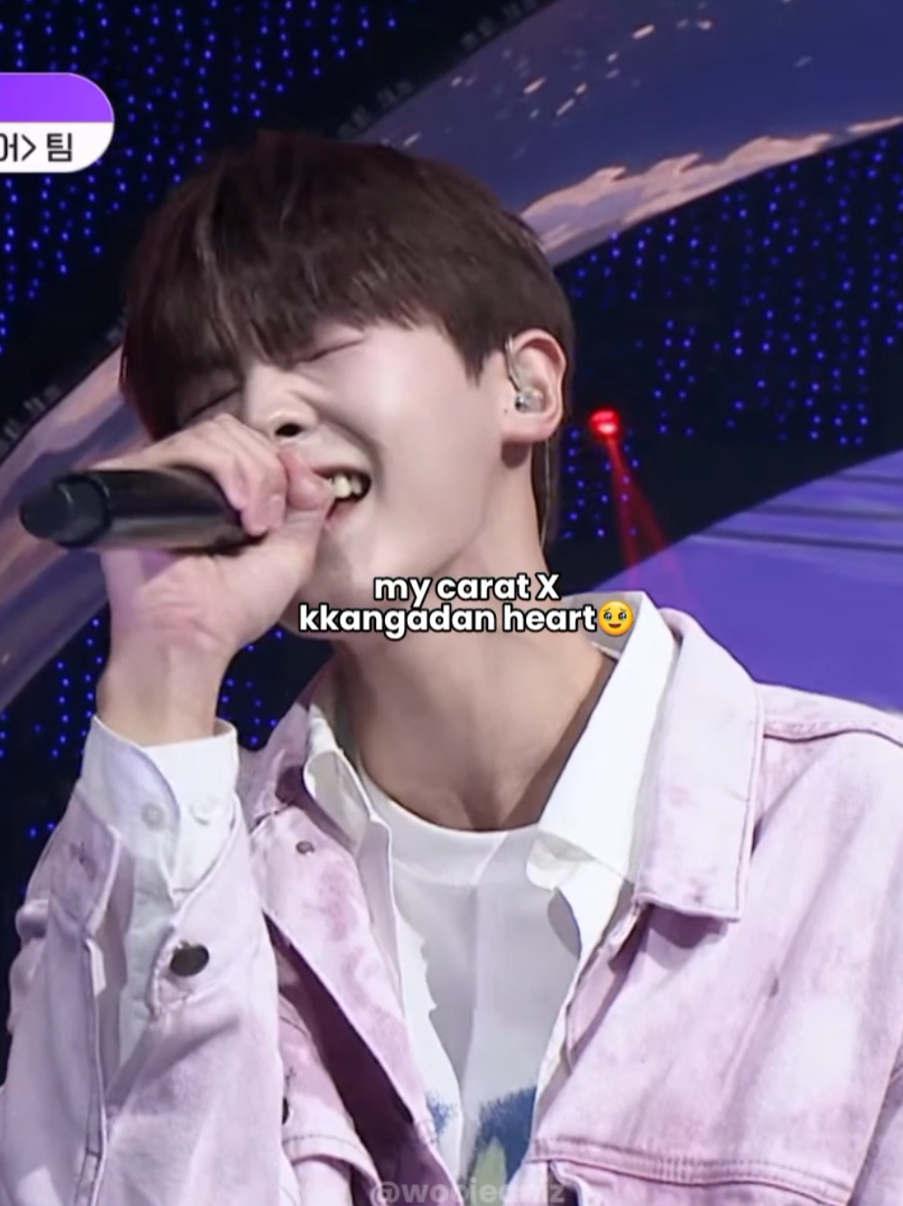 hope this reaches fellow carats so everyone can see Woojin’s talents and his flawless performance😭😭🩷🩵 #boysplanet2 #보이즈2플래닛 #boys2planet #kangwoojin #강우진 #runtoyou #seventeen #kpop #fyp #b2p 
