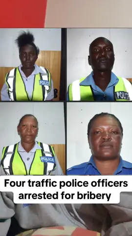 Four traffic police officers arrested for bribery on Nairobi-Nyeri-Embu Highway…. #v#viralvideov#viraltiktokv#videot#tiktokindiat#tiktok#kenyantiktokers#ohanglamusic#politics#maandamano#kenyancomedy🇰🇪  