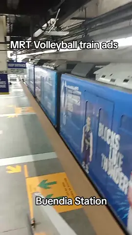 MRT-3 Volleyball train ads #mrt #mrt3 #buendia #makaticity #philippines 
