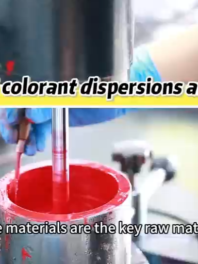 From raw materials to finished color — a quick color story. 🎨✨ #Colorants #DispensingSolutions #Manufacturing