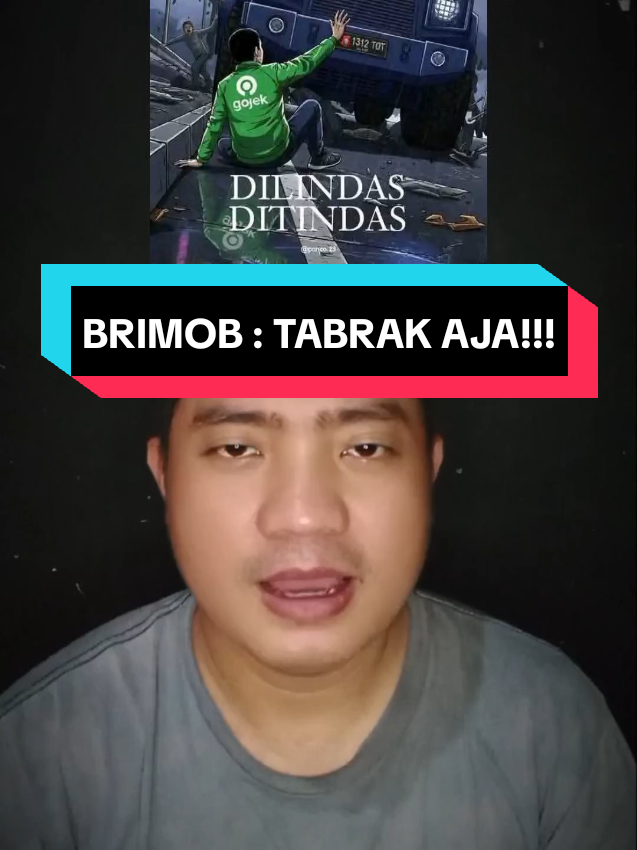 Ini adalah bukti bahwa Brimob memang sengaja ingin menabrak para pendemo! #Brimob #polisi #demo #affankurniawan #justiceforaffan 