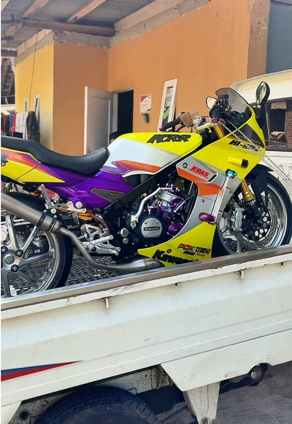 350 iku rego opo ya? (Bertanya dengan nada dering) . . . #ninja #ssr #kr150 #proarm #2stroke 