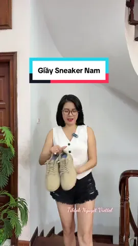 Giầy Sneaker Nam #nguyetviettel #tiktokshop #giaynam #giaysneaker 