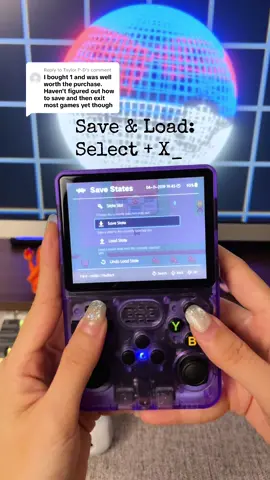 Replying to @Taylor P-D  This is how i save, load and exit the game💖👀 #wudsgame #videogames #retrogaming #handheldconsole #retroconsole #R36S 